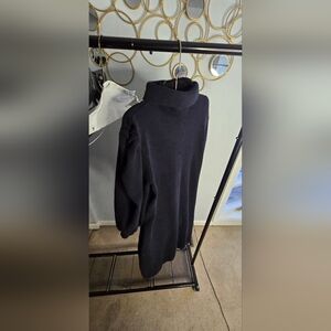 Who What Wear Black Ribbed Knit